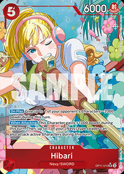 Hibari (OP11-010) (V.2)⁣ - A Fist of Divine Speed⁣ (Alternate Art)⁣ [010]