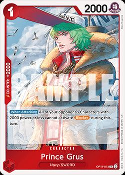 Prince Grus (OP11-013) - A Fist of Divine Speed (Rare) [OP11-013]