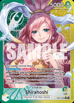 Shirahoshi (OP11-022) (V.2)⁣ - A Fist of Divine Speed⁣ (Alternate Art)⁣ [022]
