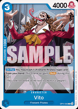 Vito (OP11-042)⁣ - A Fist of Divine Speed⁣ (Common)⁣ [042]