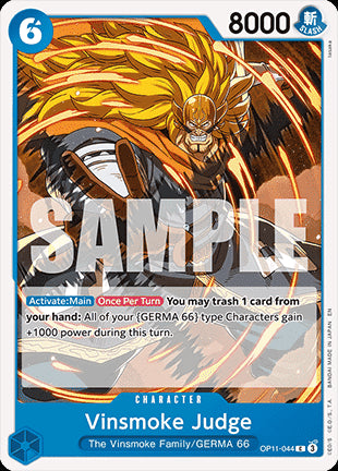 Vinsmoke Judge (OP11-044)⁣ - A Fist of Divine Speed⁣ (Common)⁣ [044]