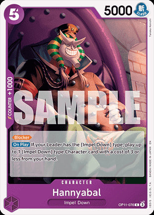 Hannyabal (OP11-076)⁣ - A Fist of Divine Speed⁣ (Common)⁣ [076]