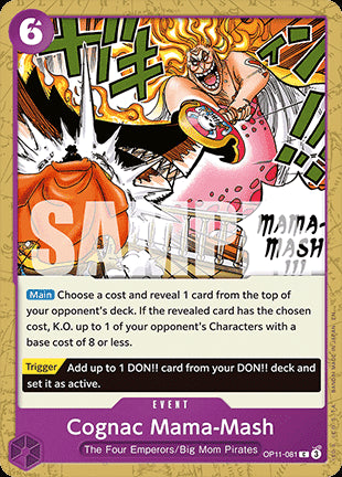 Cognac Mama-Mash (OP11-081)⁣ - A Fist of Divine Speed⁣ (Common)⁣ [081]