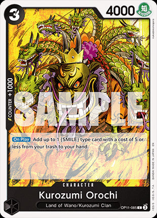 Kurozumi Orochi (OP11-085)⁣ - A Fist of Divine Speed⁣ (Common)⁣ [085]