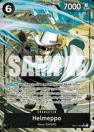 Helmeppo (OP11-092) (V.2)⁣ - A Fist of Divine Speed⁣ (Alternate Art)⁣ [092]