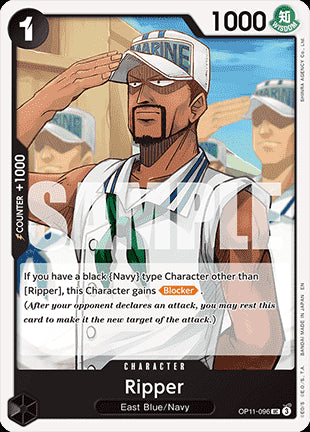 Ripper (OP11-096)⁣ - A Fist of Divine Speed⁣ (Uncommon)⁣ [096]