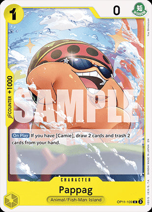 Pappag (OP11-109)⁣ - A Fist of Divine Speed⁣ (Common)⁣ [109]