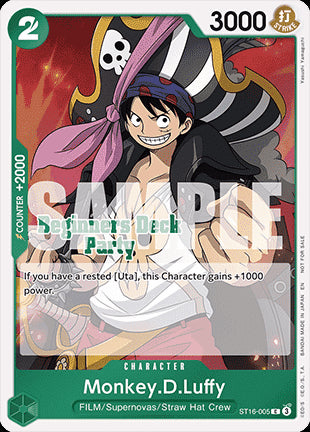 Monkey.D.Luffy (ST16-005) (V.1)⁣ - Unnumbered Promos⁣ (Common)⁣ [ST16-005]