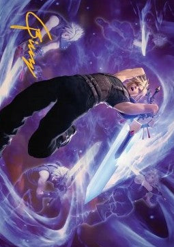 Art Series: Cloud's Limit Break (V.2)⁣ - Magic: The Gathering - FINAL FANTASY: Extras⁣ (Tip Card)⁣ [A23]