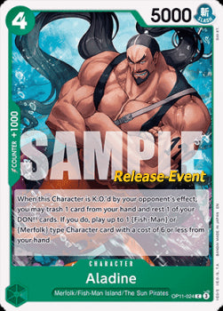 Aladine (OP11-024)⁣ - Promos: A Fist of Divine Speed⁣ (Common)⁣ [024]