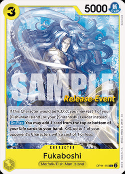 Fukaboshi (OP11-110)⁣ - Promos: A Fist of Divine Speed⁣ (Common)⁣ [110]