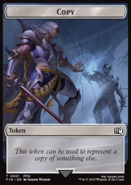 Copy Token // Robot Warrior Token (UA 3/3)⁣ - Magic: The Gathering - FINAL FANTASY: Tokens⁣ (Token)⁣ [T 1/12]