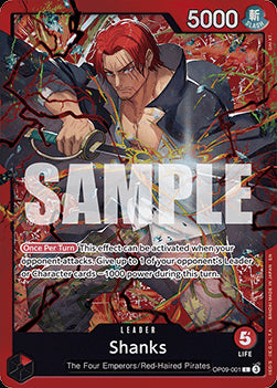 Shanks (OP09-001)⁣ - Starter Deck: Red Shanks⁣ (Leader)⁣ [OP09-001]