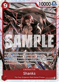 Shanks (ST23-002)⁣ - Starter Deck: Red Shanks⁣ (Super Rare)⁣ [002]