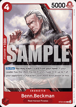 Benn.Beckman (ST23-003)⁣ - Starter Deck: Red Shanks⁣ (Common)⁣ [003]