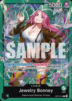 Jewelry Bonney (OP07-019)⁣ - Starter Deck: Green Jewelry Bonney⁣ (Leader)⁣ [OP07-019]