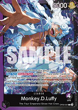 Monkey.D.Luffy (OP09-061)⁣ - Starter Deck: Purple Black Monkey.D.Luffy⁣ (Leader)⁣ [OP09-061]