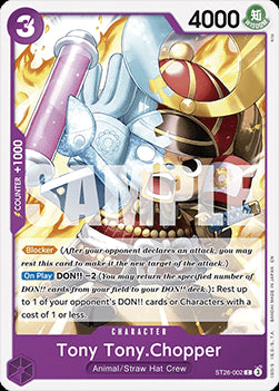 Tony Tony.Chopper (ST26-002)⁣ - Starter Deck: Purple Black Monkey.D.Luffy⁣ (Common)⁣ [002]