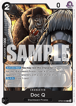 Doc Q (OP09-090) - Starter Deck: Black Marshall.D.Teach (Rare) [ST-27-OP09-090]