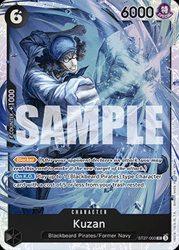 Kuzan (ST27-003)⁣ - Starter Deck: Black Marshall.D.Teach⁣ (Super Rare)⁣ [003]