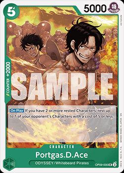 Portgas.D.Ace (OP09-035)⁣ - Starter Deck: Green Yellow Yamato⁣ (Uncommon)⁣ [OP09-035]