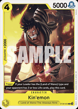 Kin'emon (ST28-003)⁣ - Starter Deck: Green Yellow Yamato⁣ (Common)⁣ [003]
