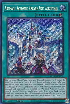 Artmage Academic Arcane Arts Acropolis (V.1 - Secret Rare)⁣ - Duelist’s Advance⁣ (Secret Rare)⁣ [054]