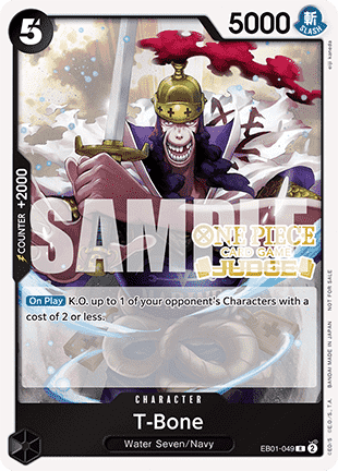 T-Bone (EB01-049) - Judge Promos (Rare) [JDG-EB01-049]