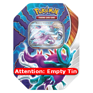 Empty Paradox Clash Tins: Walking Wake ex Tin - Scarlet & Violet Products