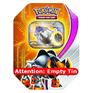 Empty Paradox Destinies Tins: Iron Boulder ex Tin - Scarlet & Violet Products