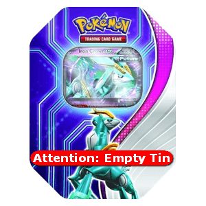 Empty Paradox Destinies Tins: Iron Crown ex Tin - Scarlet & Violet Products