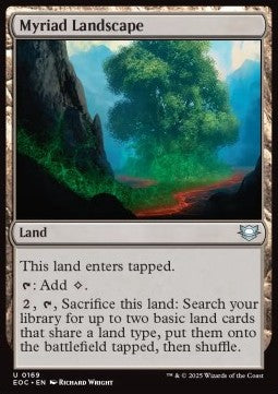 Myriad Landscape⁣ - Commander: Edge of Eternities⁣ (Uncommon)⁣ [169]