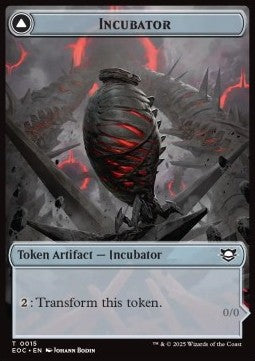 Incubator Token // Phyrexian Token (A 0/0)⁣ - Edge of Eternities: Tokens⁣ (Token)⁣ [CT 15]