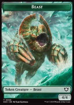 Beast Token (G 4/4) // Lander Token⁣ - Edge of Eternities: Tokens⁣ (Token)⁣ [CT 6/8]