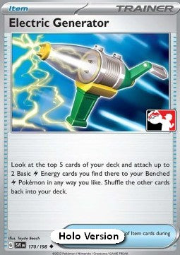 Electric Generator - Play! Pokémon Prize Pack Series Four (Prize Pack Series) [PPS4-SVI 170]