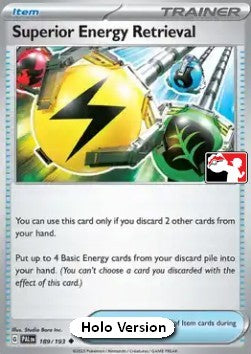 Superior Energy Retrieval - Play! Pokémon Prize Pack Series Four (Prize Pack Series) [PPS4-PAL 189]