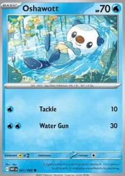Oshawott - White Flare (Common) [WHT-021]