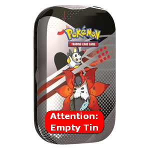 Empty Black Bolt & White Flare: Unova Volcarona Mini Tin - Scarlet & Violet Products