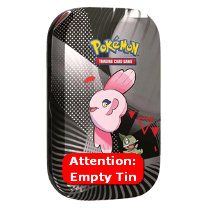 Empty Black Bolt & White Flare: Unova Alomomola Mini Tin - Scarlet & Violet Products