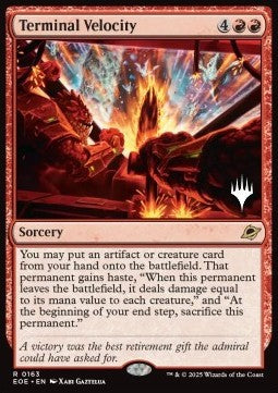 Terminal Velocity (V.2) - Edge of Eternities: Promos (Rare) [PEOE-163]