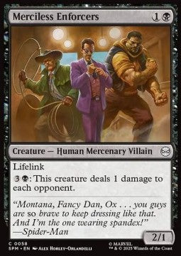 Merciless Enforcers - Magic: The Gathering | Marvel's Spider-Man (Common) [SPM-58]