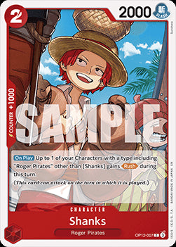 Shanks (OP12-007) - Legacy of the Master (Common) [OP12-007]