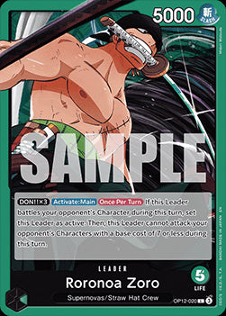 Roronoa Zoro (OP12-020) (V.1) - Legacy of the Master (Leader) [OP12-020]