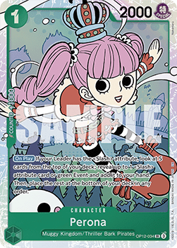 Perona (OP12-034) (V.1)⁣ - Legacy of the Master⁣ (Super Rare)⁣ [034]