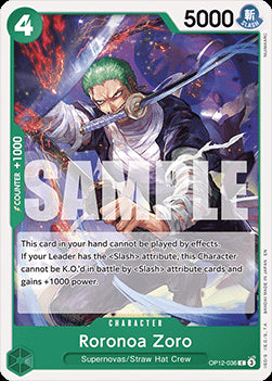 Roronoa Zoro (OP12-036) - Legacy of the Master (Common) [OP12-036]