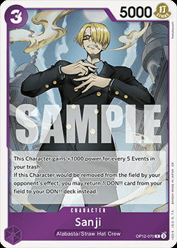 Sanji (OP12-070) (V.1) - Legacy of the Master (Rare) [OP12-070]