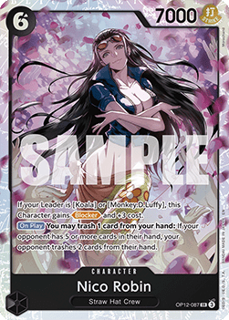 Nico Robin (OP12-087) (V.1)⁣ - Legacy of the Master⁣ (Super Rare)⁣ [087]