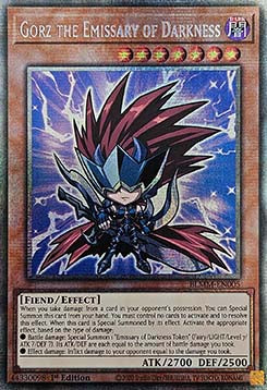 Gorz the Emissary of Darkness (V.2 - Starlight Rare) - Battles of Legend: Monster Mayhem (Starlight Rare) [BLMM-005]
