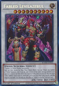 Fabled Levilazebul⁣ - Battles of Legend: Monster Mayhem⁣ (Secret Rare)⁣ [014]