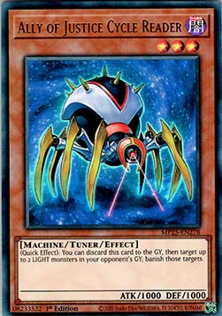 Ally of Justice Cycle Reader⁣ - 2025 Mega-Pack Tin⁣ (Ultra Rare)⁣ [278]